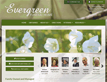 Tablet Screenshot of evergreenfh.com